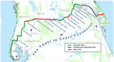 Coast to Coast Connector map
