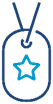 dog tags illustration