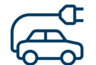 EV charging station icon