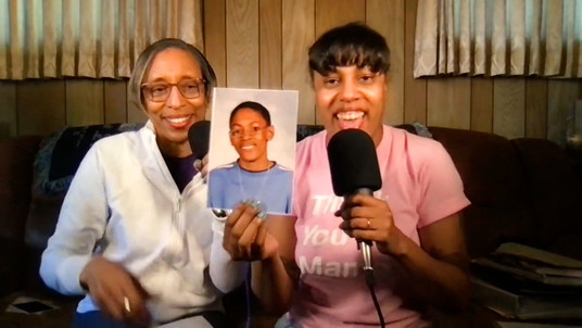 Video Bebop host Eva Walker with her mom