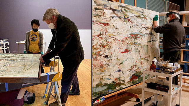 Seattle Art Museum conservators
